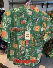 2025 Disney Parks RSVLTS Enchanted Tiki Room Green Shirt XL NWT!