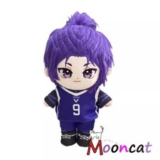 BLUE LOCK Mikage Reo 20cm Plush Doll Dress up Stuffed Toy Anime