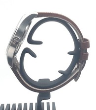 Hamilton Khaki Field Auto Black Dial Brown Leather Men Watch H70555533 2