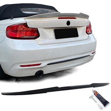 Heckspoiler Spoilerlippe Ducktail für BMW 2er F23 Cabrio 2013-2022 SCHWARZ GLANZ