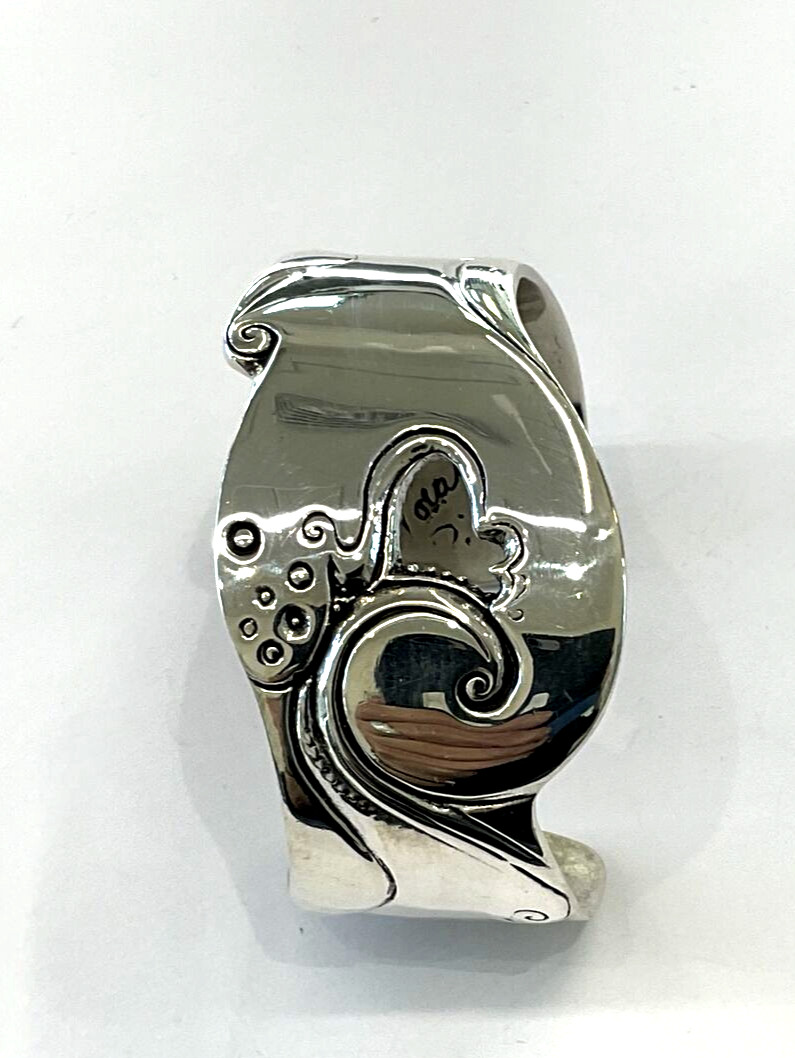 Sterling Silver Wave Cuff - image 5