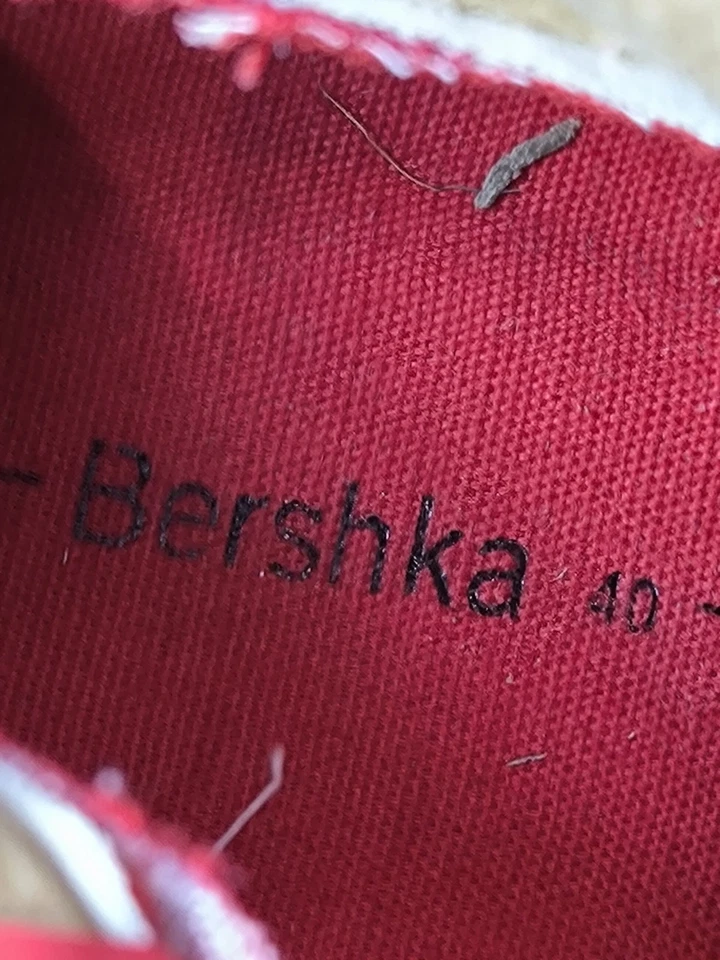 BERSHKA Bottines à fermeture éclair Dames Bottines T EU 40 rouge élégant - Photo 4/4
