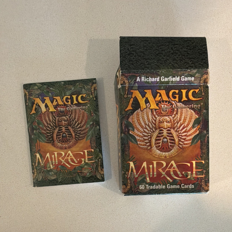 Wizards of the Coast Magic The Gathering Mirage Starter Deck Box and Manual