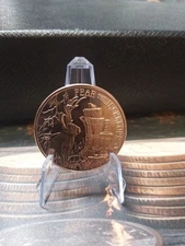 Fear The Jackalope Cryptid Creatures 1 Oz .999 Copper Round Coin