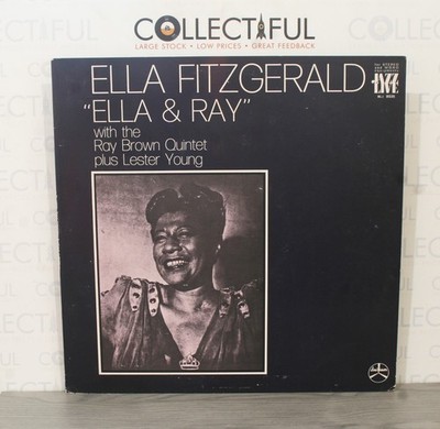 ELLA FITZGERALD - ELLA & RAY (BROWN) ITALY 1979 DURIUM - VINYL LP RECORD 