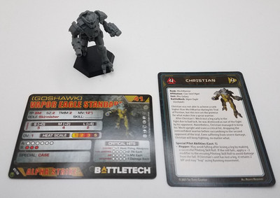 Battletech Clan Striker Star - Vapor Eagle (Goshawk) *Mech & Cards*