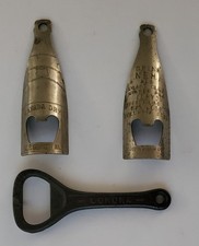 3 DIFF. OLD CORONA SODA POP NEHI BEVERAGE ALE BEER CORK CROWN CAP BOTTLE OPENERS