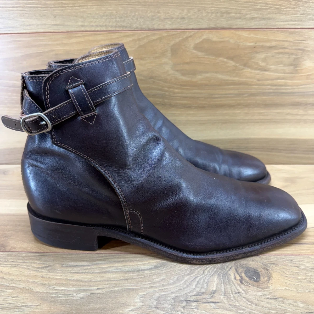 R.M. Williams Stockman Buckle Ankle boot Mens 10 D UK 9 G Brown Leather Engineer 1 Year] RM Williams Stockman Buckle Boot Cognac : r/goodyearwelt main image 4