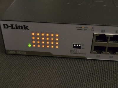   D-Link switch!    DGS-1024D, 24-Port Gig Ethernet, unmanaged, Used+Tested!