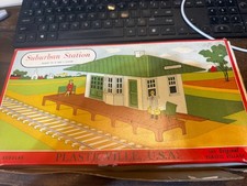 Plasticville 1616 100 Bachmann O27 Scale USA Suburban Station In Its Box Rick 95