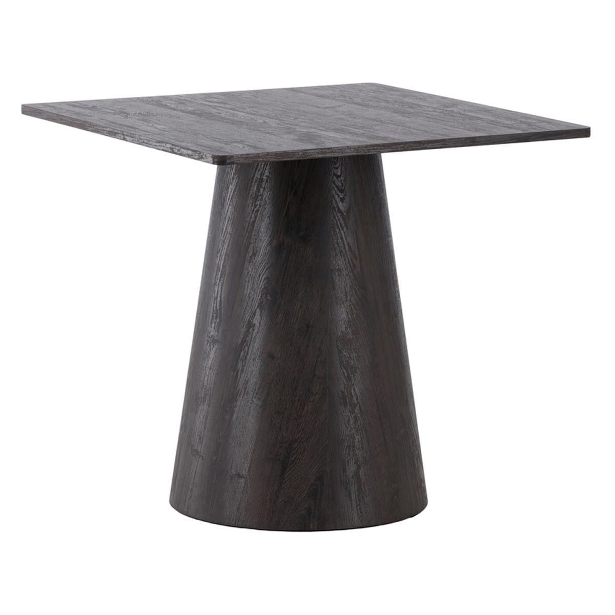 Table carrée 80cm Lanzi moka pour repas en duo dans la cuisine