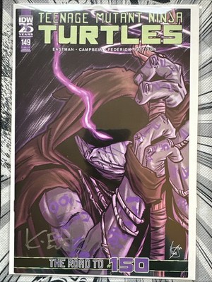 Teenage Mutant Ninja Turtles #149  SIGNED by Kevin Eastman With COA corner Bend