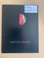 Martina Kramer. Catalogue October 1994, Exhibition Galery Karas.