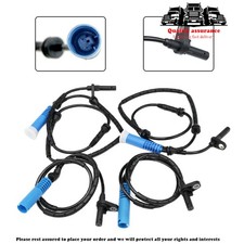 4pcs Abs Wheel Speed Sensor For Bmw X3 3.0i 3.0si 2004-2010 34523420331 1set