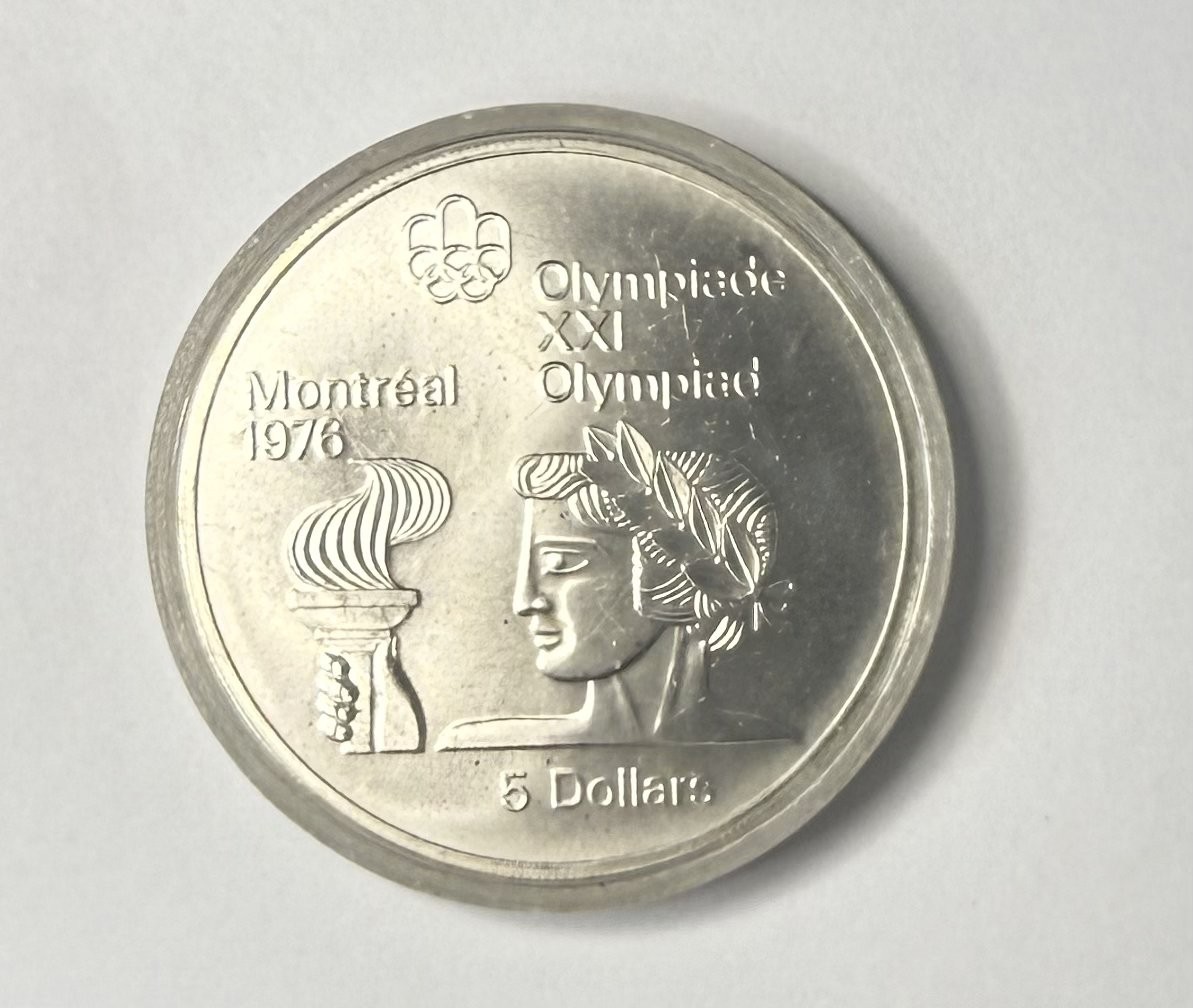 1976 Canada Montreal Olympic $5Coin -92.5% Silver | eBay