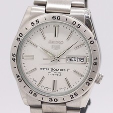 Seiko 7S26-02T0 Mens Automatic Working Vintage Dress Watch Authentic Rare Japan