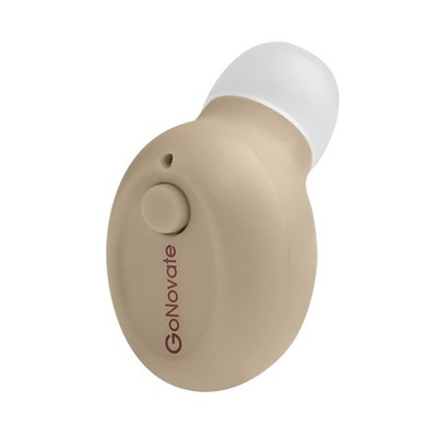 Khaki Wireless Magnetic Charger Earbud Comfortable Secure Fit G8 Mono Earbud