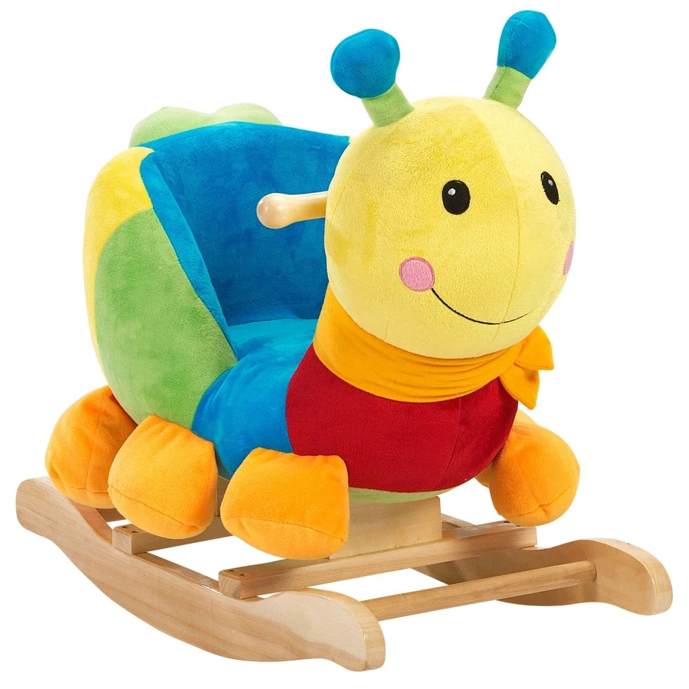 Wooden Baby Rocking Animal Caterpillar Baby Rocker [Suitable from 10 Month+]