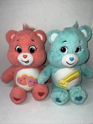 Care Bears Wish Bear & Love A Lot Bear Lot Of 2 Stuffed Animals 13  2020