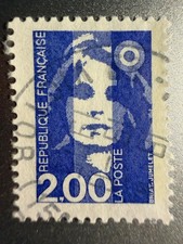 🦬Timbre France N°2906 - Type Marianne du Bicentenaire oblitéré - 2f - 1990🦬
