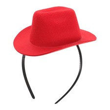 Women's Cowboy Hat Headband Mini Top Small Cosplay Costume Accessories
