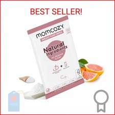 Momcozy Natural Breast Pump Wipes for Parts Cleaning On-The-go, 30 Count, Flash