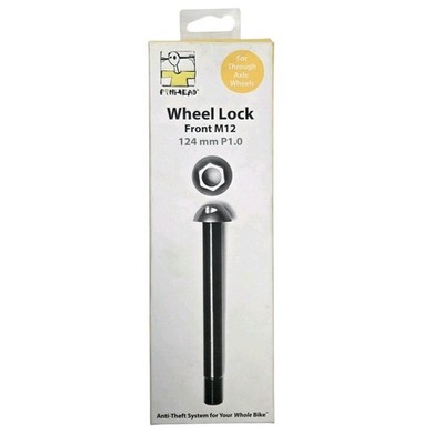 PINHEAD Bicycle Through Axle Front Wheel Lock - M12 x 1.0 - 124mm - P1.0 145