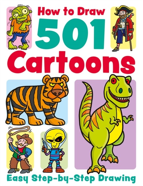How to Draw 501 Cartoons by Nat Lambert (Paperback Book)