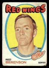 1971-72 Topps Red Berenson #91 - Detroit Red Wings - (Low Grade)