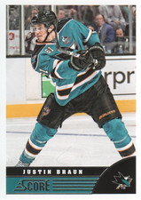 2013-14 Score #434 Justin Braun - HKY