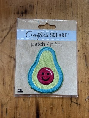 Avocado Iron-On Patch Crafters Square Iron-On Patch (New)