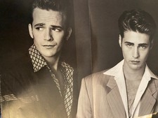Beverly Hills 90210, Jason Priestley, Luke Perry, Two Page Centerfold Poster