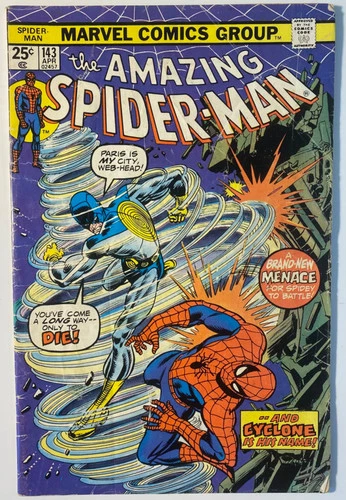 Amazing Spider-Man #143 1st Full Gwen Stacy Clone! Conway & Andru 1975 Reader