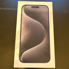 BOX ONLY Apple iPhone 15 Pro 128GB Black Titanium - NO PHONE INCLUDED