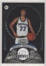 2007-08 Bowman Sterling Black Refractor 80/99 Corey Brewer #CB2 Rookie RC e3g