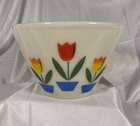 Vintage Fire King Anchor Hocking Large Tulip Nesting Bowl 9.5"