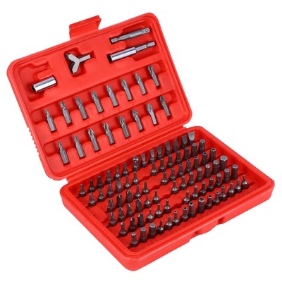 100pcs Security Hex Bit Tool Set Drill Star Spanner Screw Driver Tri-WingSpanner