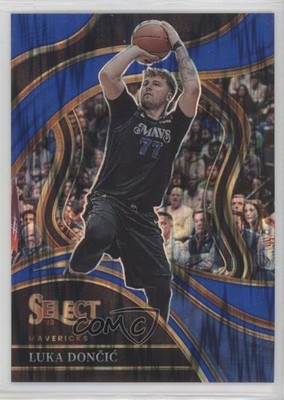 2023 Panini Select Courtside Blue Flash Prizm 16/99 Luka Doncic Dončić #251 hs9