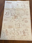 Flame Western Range Horse original Instruction manual Johnny West Marx