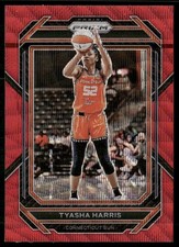 Tyasha Harris 2023-24 Panini Prizm WNBA Ruby Wave Connecticut Sun #102
