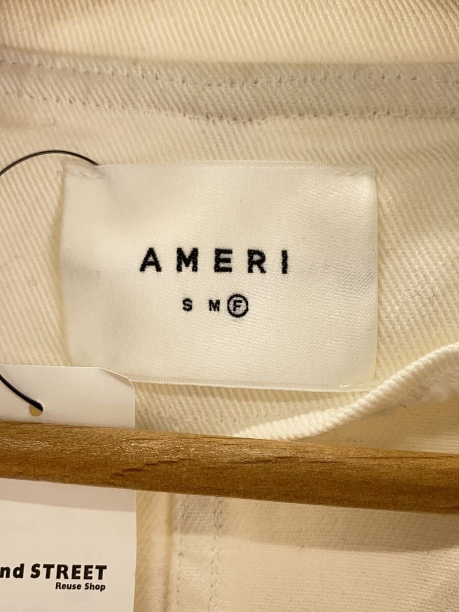 AMERI 22SS Denim Mountain Parka Jacket Cotton Whi… - image 3