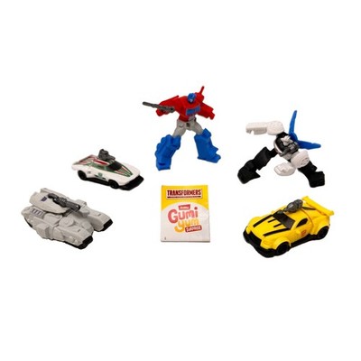 Zuru Gumi Yum Surprise Transformers Set of 5 Action Figures Opt Prime Bumblebee+