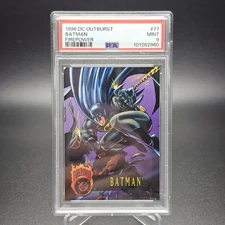 1996 SkyBox DC Outburst: Firepower Batman PSA 9 #77 11134
