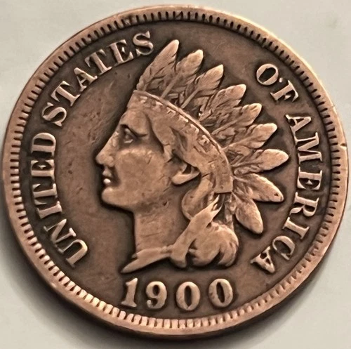 1900 Indian Head Cent BN435 VF
