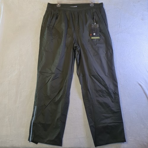 33000 Ft Mens Large Rain Overpants Green