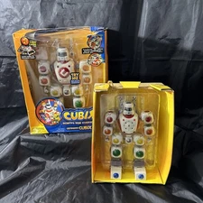 Trendmasters Cubix Robots For Everyone Action Figure + ULTIMATE CUBIX **Read**