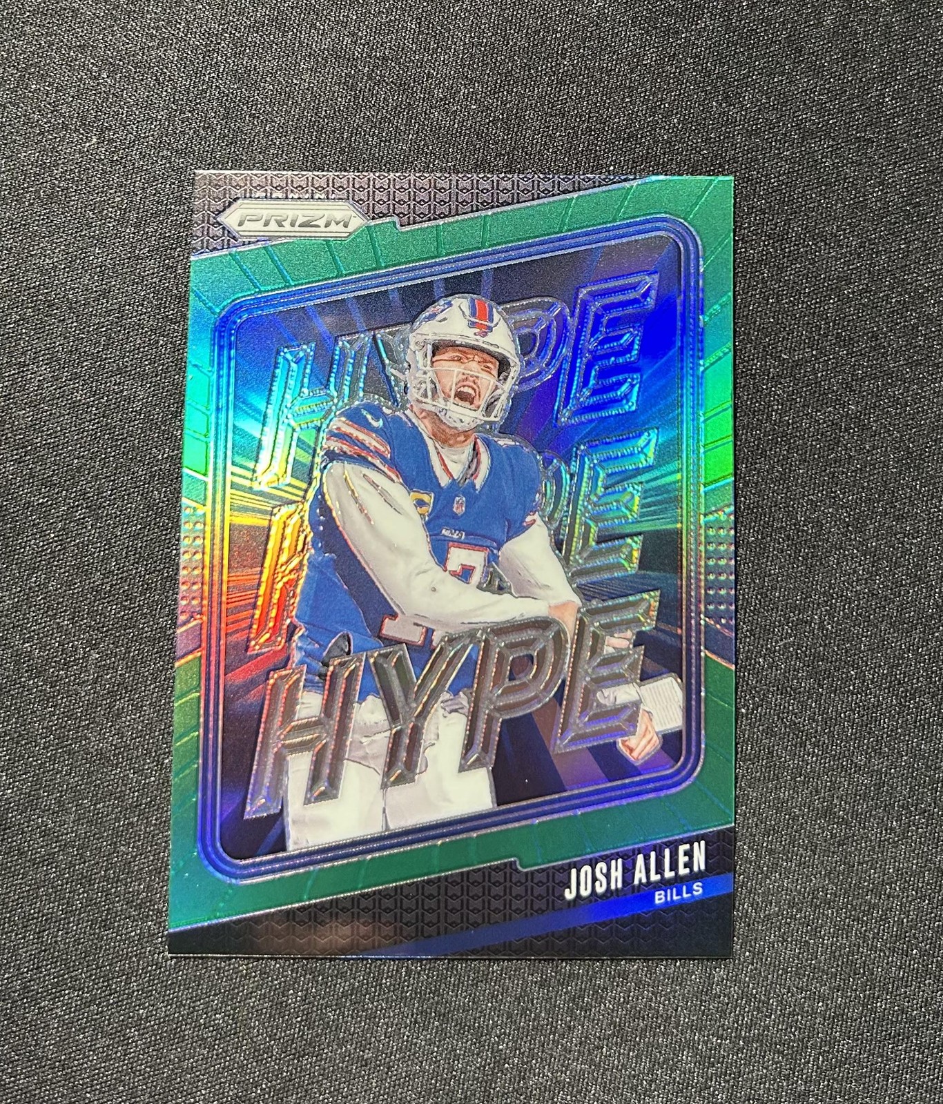 2024 Panini Prizm #13 Josh Allen Hype Green Prizm