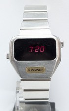 Orologio Longines 6017 Led ultra rare watch led reds anni 70 swiss made digital