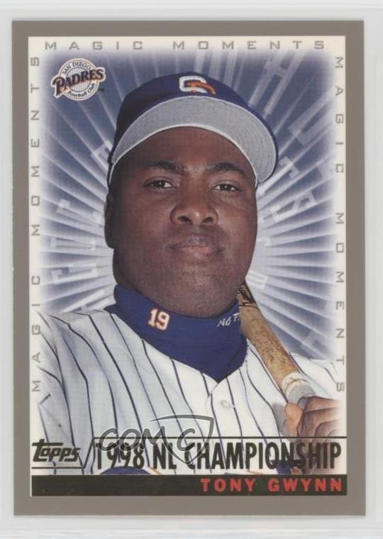 2000 Topps Magic Moments Tony Gwynn (1998 NL Championship) #240 HOF ...