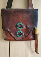 JAGDTASCHE BÜFFELLEDER 33 x 33 x 6 CM & MARTTIINI FILETIERMESSER BENUTZT